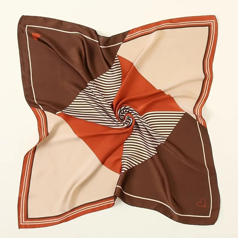 70 Silk Scarf Square Scarf High Sense Korean Style Fashion All-matching