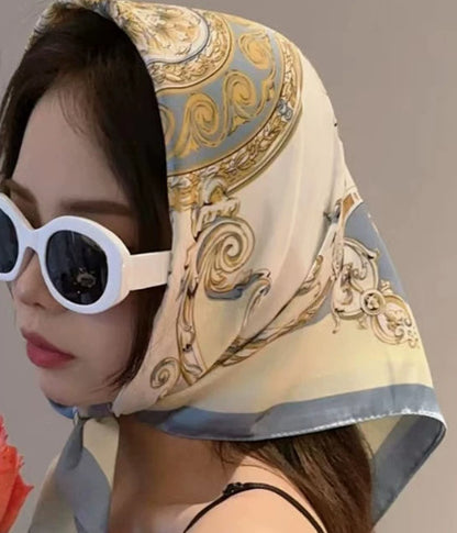 70 Silk Scarf Square Scarf High Sense Korean Style Fashion All-matching