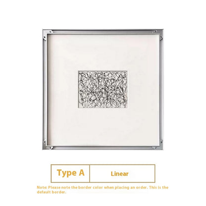 Modern Simple Black And White Line Decorative Painting