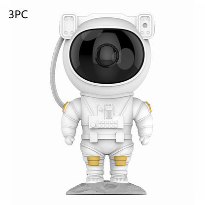 Astronaut Galaxy Projector Night Lamp – USB Powered Starry Sky Light