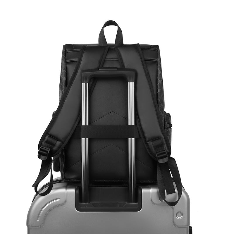 Backpack Men's Plaid Commute Leisure Office Worker