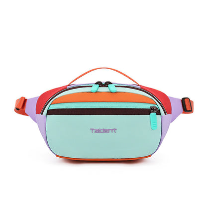 Outdoor Leisure Sports One-shoulder Handbag Dopamine Color Waist Bag