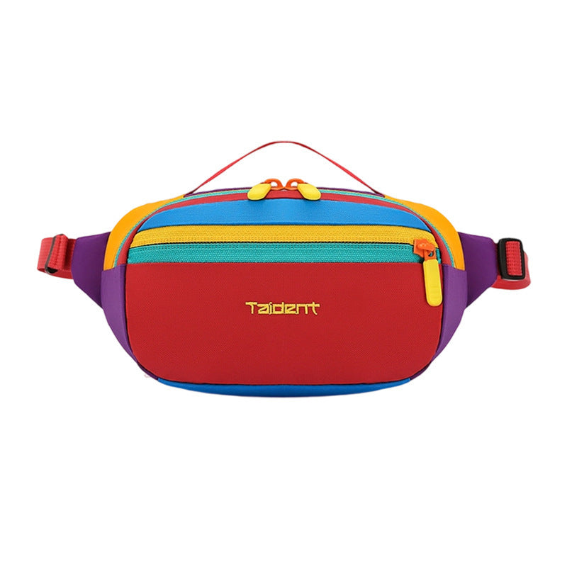 Outdoor Leisure Sports One-shoulder Handbag Dopamine Color Waist Bag