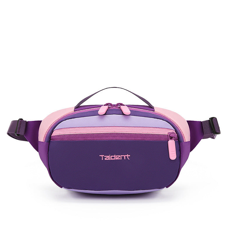 Outdoor Leisure Sports One-shoulder Handbag Dopamine Color Waist Bag