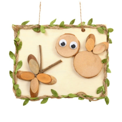 Arbor Day DIY Natural Branches Handmade Wooden Art Wood Painting