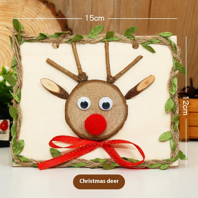 Arbor Day DIY Natural Branches Handmade Wooden Art Wood Painting