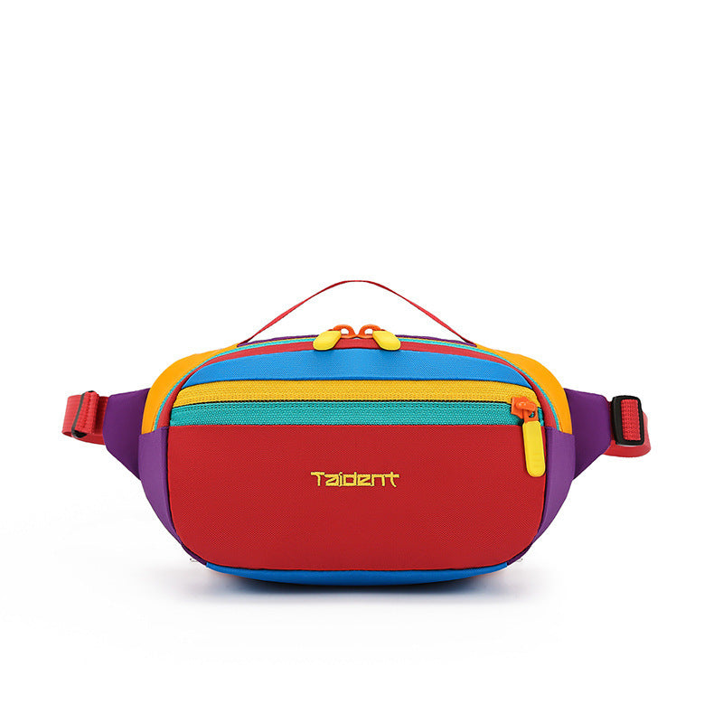 Outdoor Leisure Sports One-shoulder Handbag Dopamine Color Waist Bag