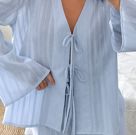Casual And Comfortable Shorts Pajamas Two-piece Set