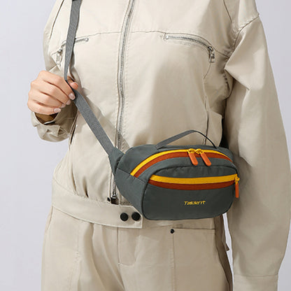 Outdoor Leisure Sports One-shoulder Handbag Dopamine Color Waist Bag