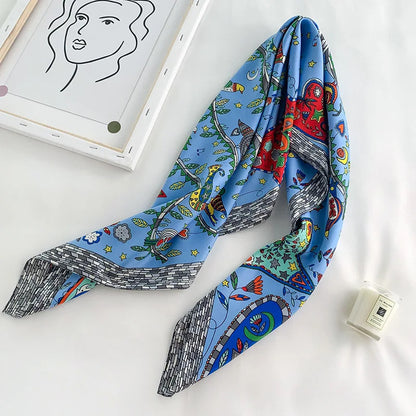 Large Kerchief Women's Spring And Autumn Fashion Printing