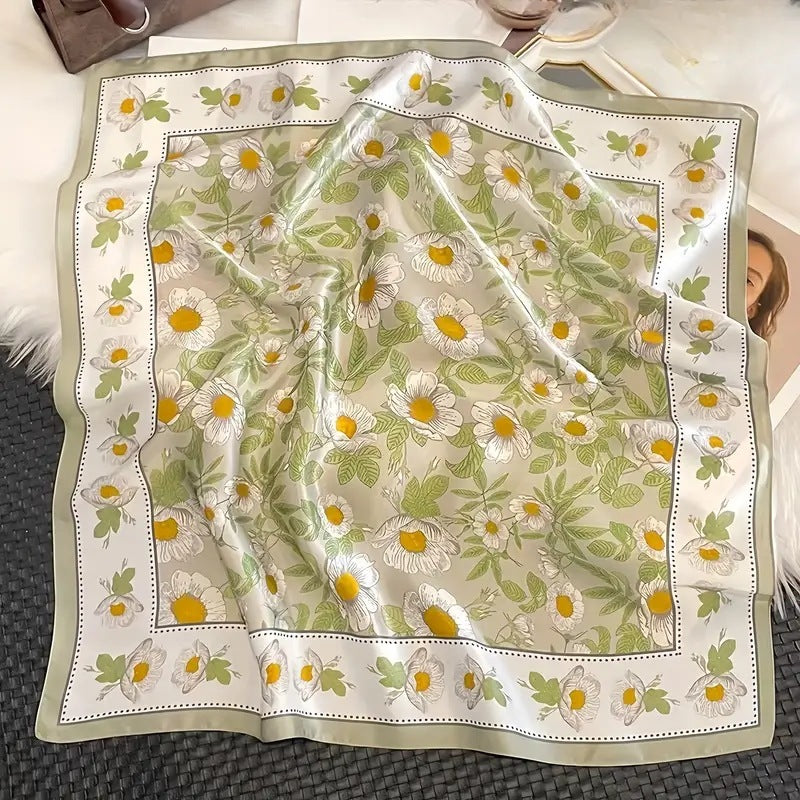 70 Silk Scarf Square Scarf High Sense Korean Style Fashion All-matching