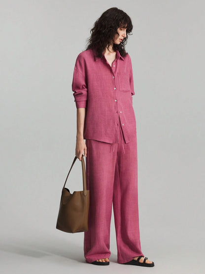 Beach Vacation Long Sleeved Shirt Set