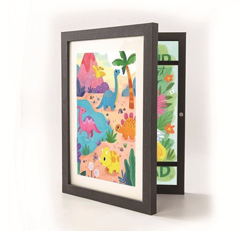 A4 Children's Painting Storage Frame DiyKidsArt Magnetic Picture Frame