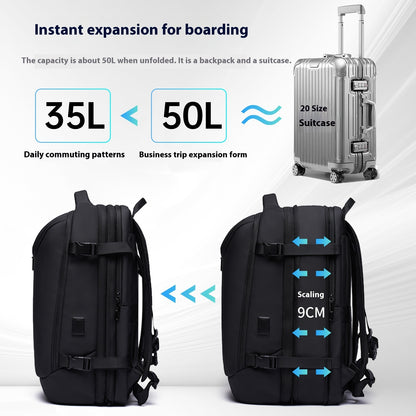 Men's  Vacuum Compression Backpack Multifunctional