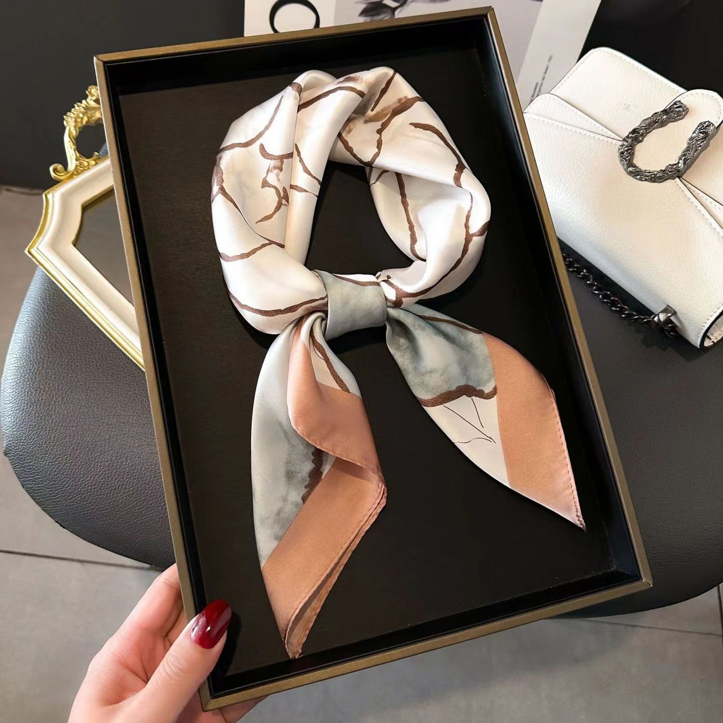 Women's High-end Thin Square Scarf