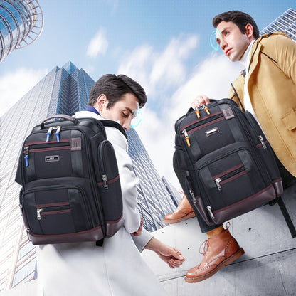 Multi-pocket Schoolbag Large Capacity Multifunctional Oxford Cloth Travel Laptop Bag