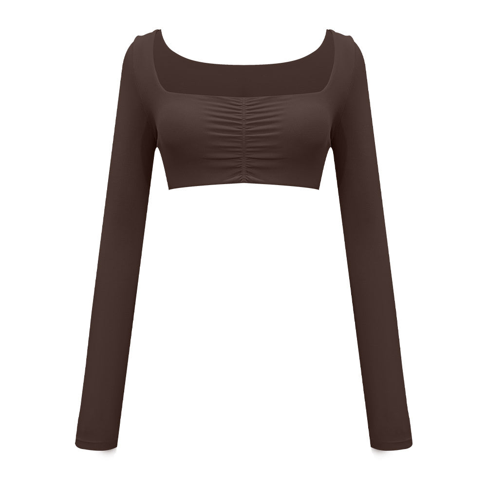 Flared Pants Solid Color Sports Long-sleeve Suit