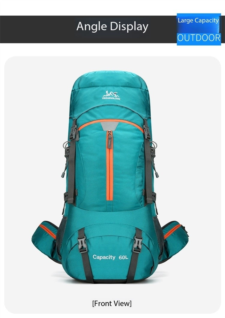 New Outdoor Mountaineering Bag Large Capacity Lightweight Waterproof Professional Hiking Camping Backpack