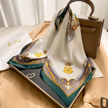 New 70 Korean Style Small Square Towel Silk Scarf For Women