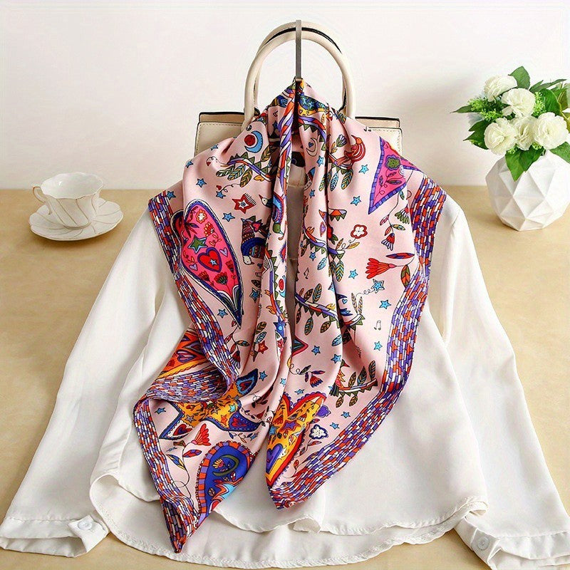 Large Kerchief Women's Spring And Autumn Fashion Printing