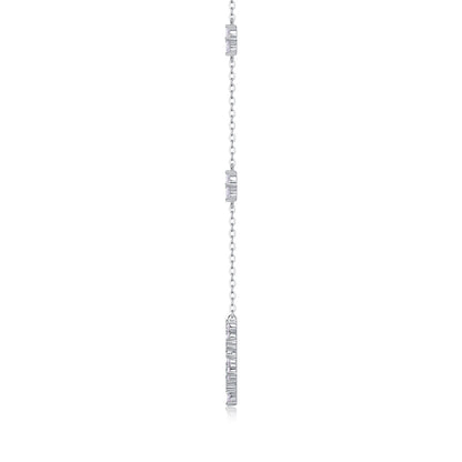 Iris - A Fashionable And Luxurious Diamond Jewelry Pendant Set With Moissanite S925 Sterling Silver And Platinum Plating