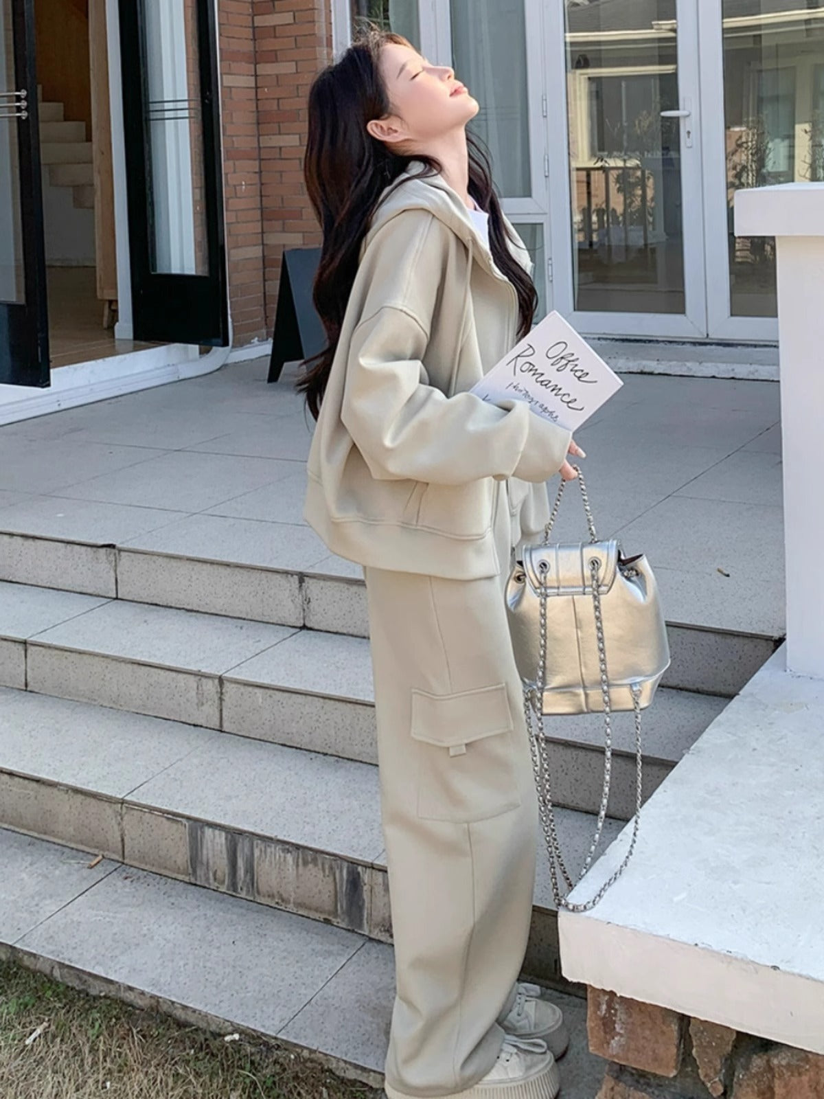 Sweatshirt And Sweatpants Two-piece Set Early Autumn A Complete Set