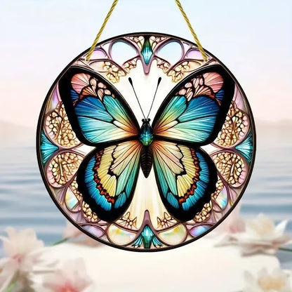Creative Butterfly Theme Home Wall Decoration Acrylic Hanging Painting