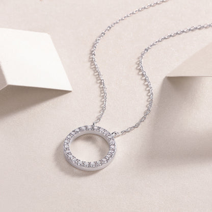 As You Wish - A Fashionable And Luxurious Diamond Jewelry Pendant Set With Moissanite S925 Sterling Silver And Platinum Plating