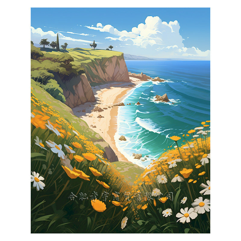 Diamond Beautiful Landscape DIY Handmade Living Room Entrance Decorative Painting