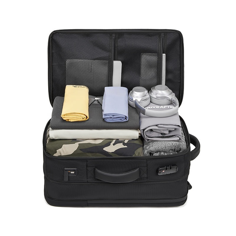 Multi-functional Large Capacity Vacuum Compression Men's Backpack Oxford Cloth Waterproof