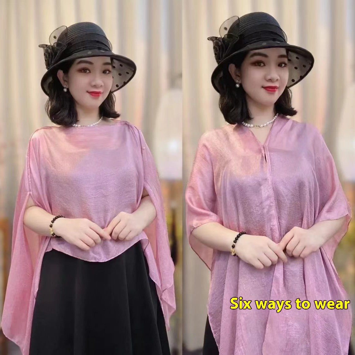 Solid Color Vacation Style Fashionable All-match Sunscreen Pullover Scarf Shawl