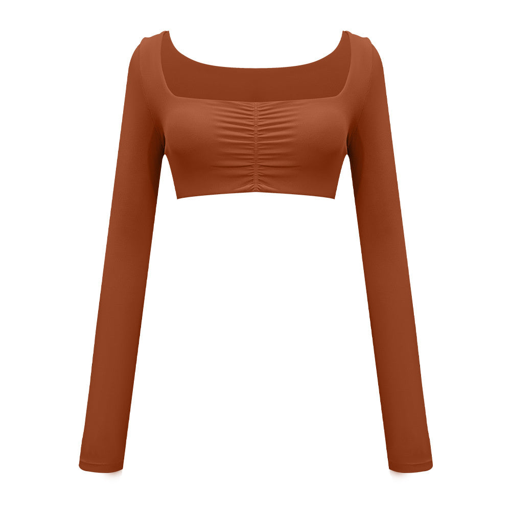 Flared Pants Solid Color Sports Long-sleeve Suit