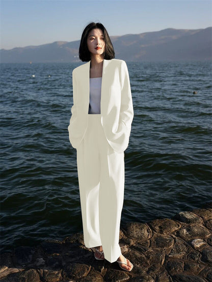 Women's Casual Graceful And Fashionable Two-piece Suit