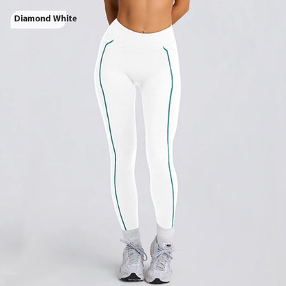 Women's Solid Color Sports Tube Top Strapless Trousers Suit